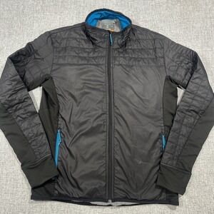 Icebreaker Helix Merino Loft Wool Insulated Jacket Men's M Black Outdoor Zip